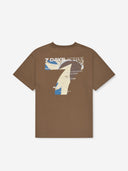 7 Days Active Regular Run To Be Strong Tee T-shirt S/S 004 Brown