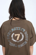 7 Days Active Regular Tee T-shirt S/S 063 Mocca