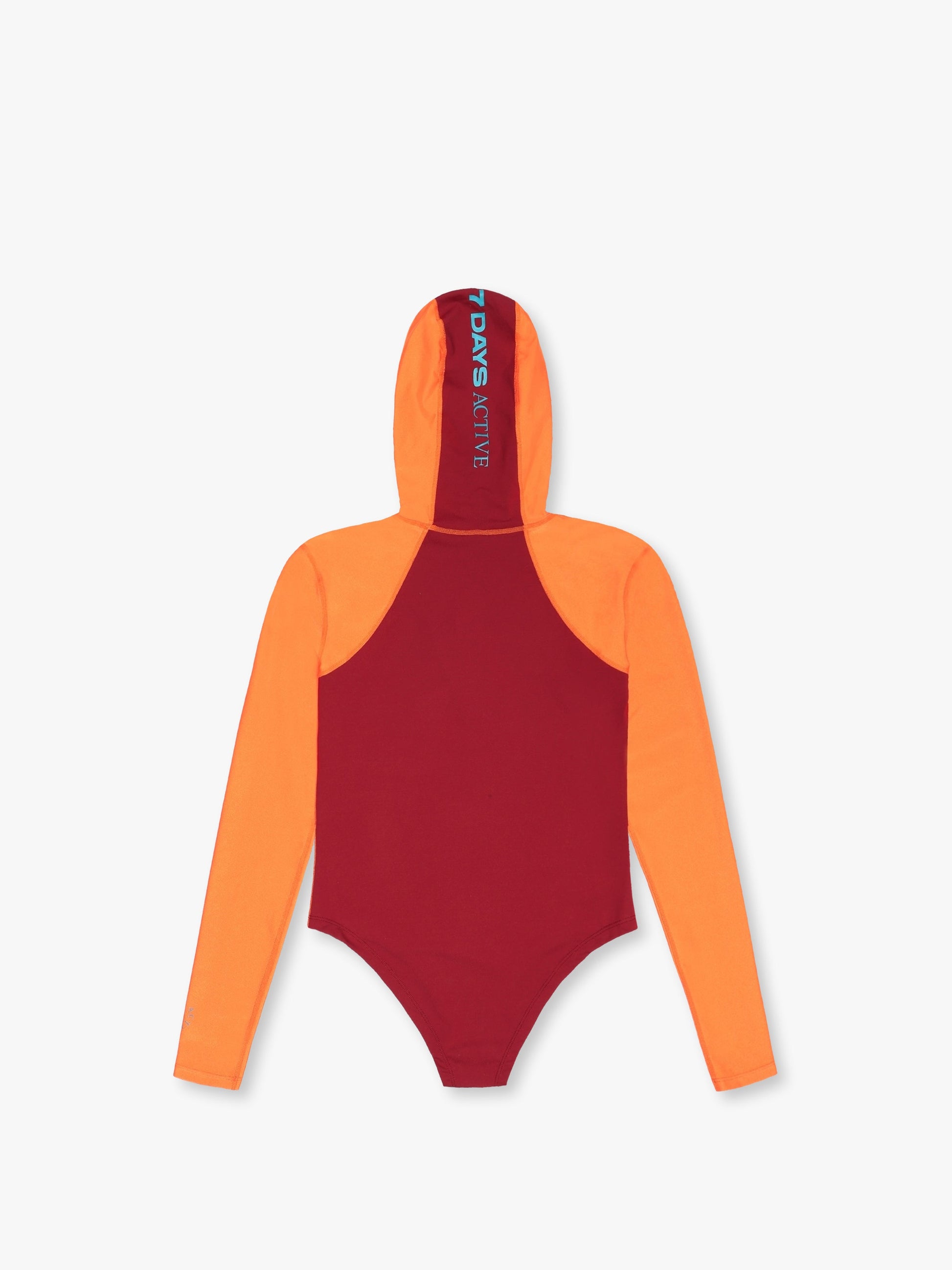 7 DAYS Running Hooded Body Bodysuits 155 Red Pear