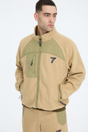 7 Days Active SOUL Fleece Jacket Jackets 053 Sand