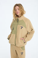 7 Days Active SOUL Fleece Jacket Jackets 053 Sand
