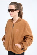 7 Days Active SOUL Teddy Fleece Jacket Jackets 040 Sienna