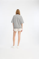 7 Days Active Short Sleeve Crewneck T-shirt S/S 080 Light Grey