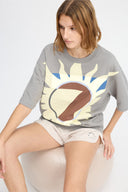 7 Days Active Short Sleeve Crewneck T-shirt S/S 080 Light Grey