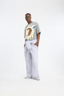 7 Days Active Short Sleeve Crewneck T-shirt S/S 080 Light Grey