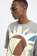 7 Days Active Short Sleeve Crewneck T-shirt S/S 080 Light Grey