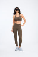 7 Days Active Signature Tights Training Pants 063 Mocca