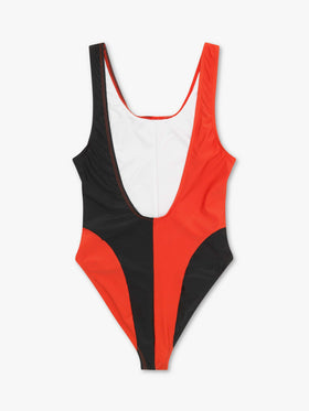 7 DAYS Swimsuit Swimwear 110 Red/black