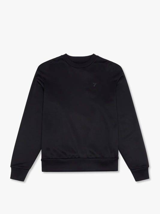 7 Days Active Tech Crewneck Sweatshirts 001 Black