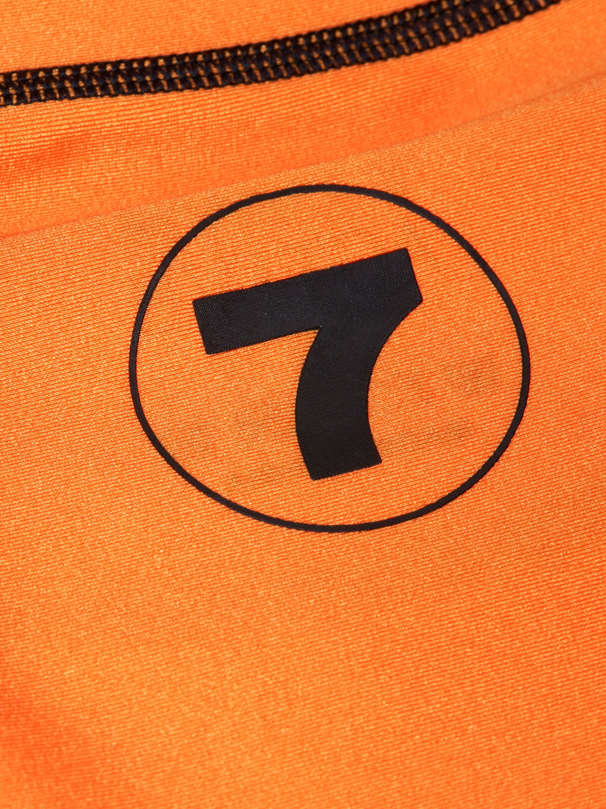 7 DAYS Tech Long Sleeve Top L/S T-shirt 617 Vibrant Orange