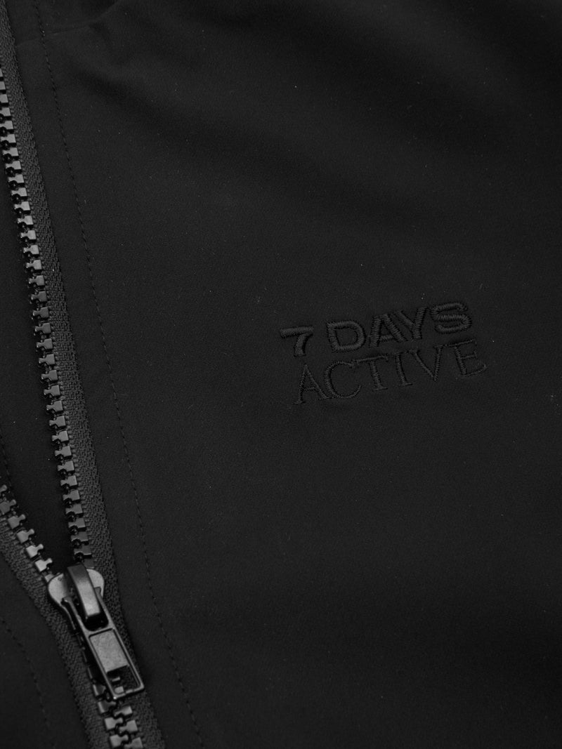 7 DAYS Tech String Jacket Tracktops 001 Black