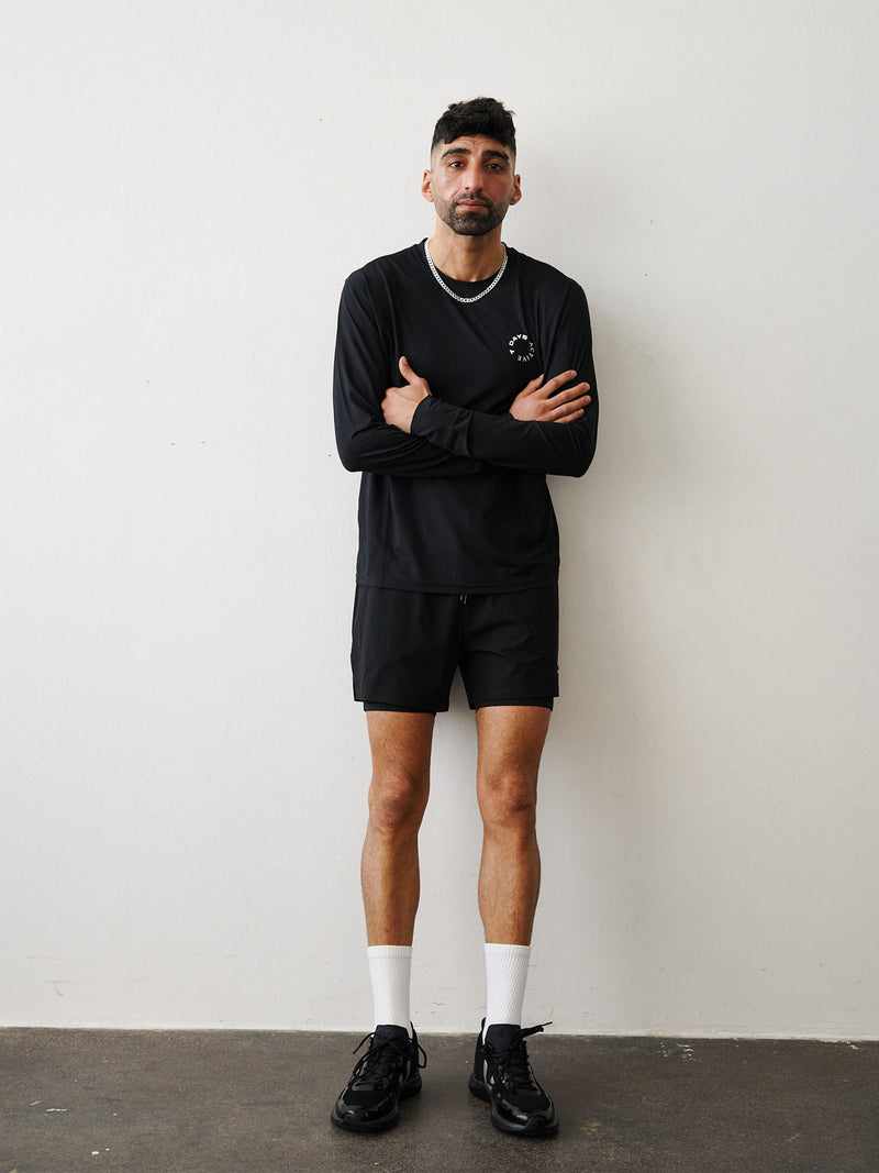 7 DAYS Two-in-One Shorts Shorts 001 Black