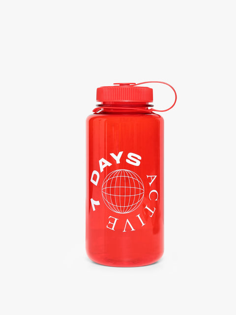 7 Days Active Water Bottle Drinking Bottle 124 True Red