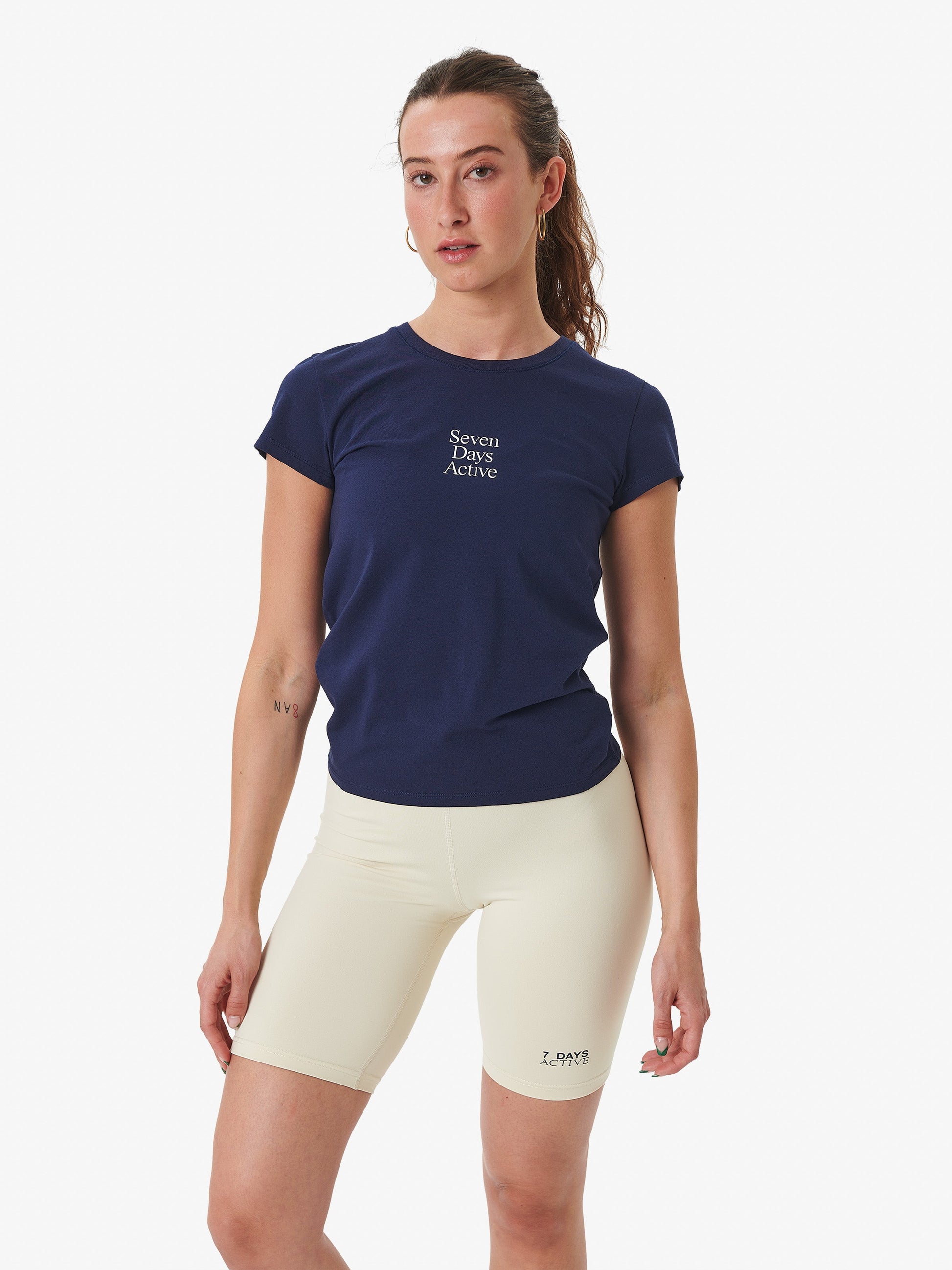 7 DAYS Women's Tee T-shirt 303 Navy