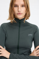 7 Days Active Womens Full Zip Running Top Training Tops 060 Petrol
