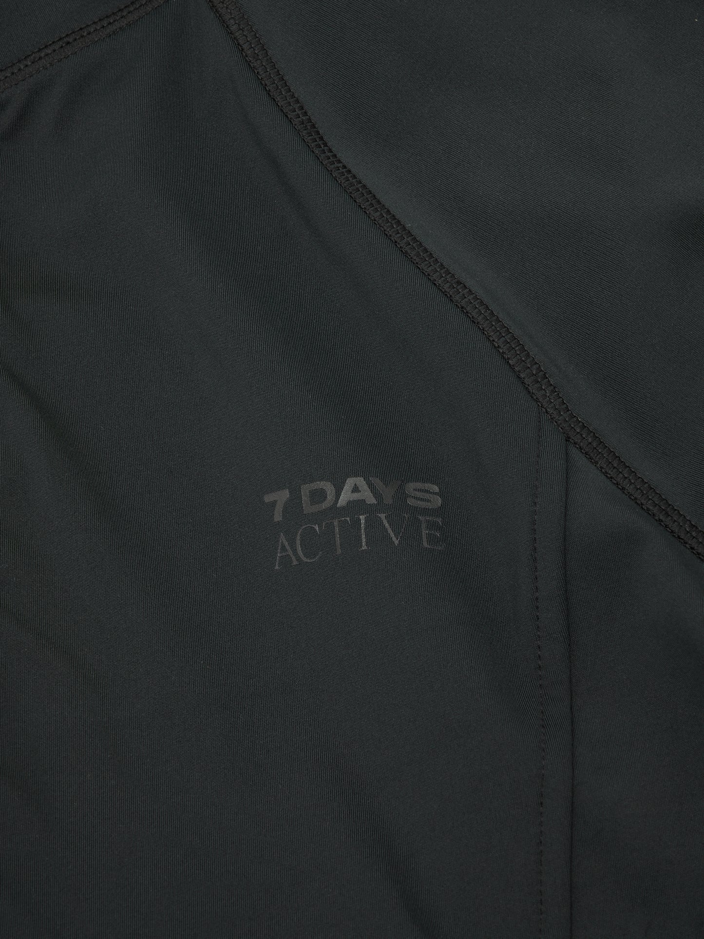 7 Days Active Womens Fullzip Top Tops 001 Black