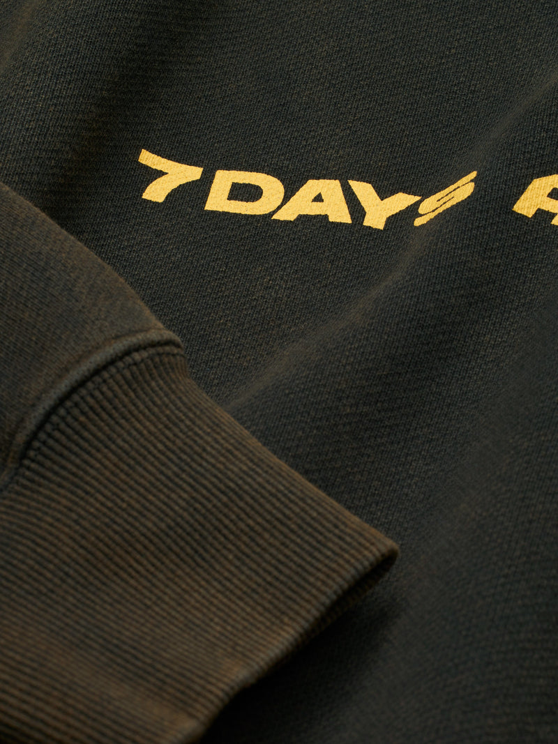 7 DAYS Mauri Crew Neck Sweatshirts 001 Black