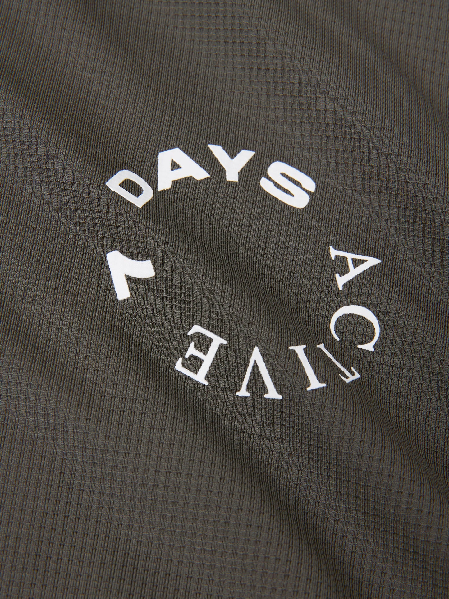 7 DAYS Men's Half-Zip L/S Tee T-shirt L/S 036 Beluga Grey