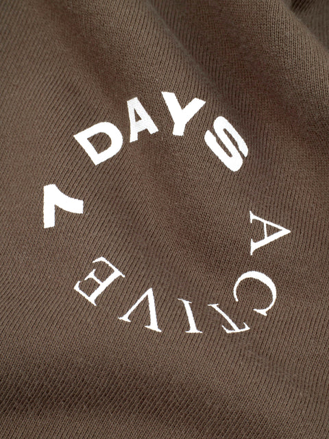 7 DAYS Monday Crewneck Sweatshirts 071 Major Brown