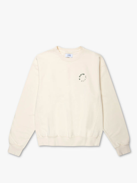 7 DAYS Monday Crewneck Sweatshirts 425 Buttercream