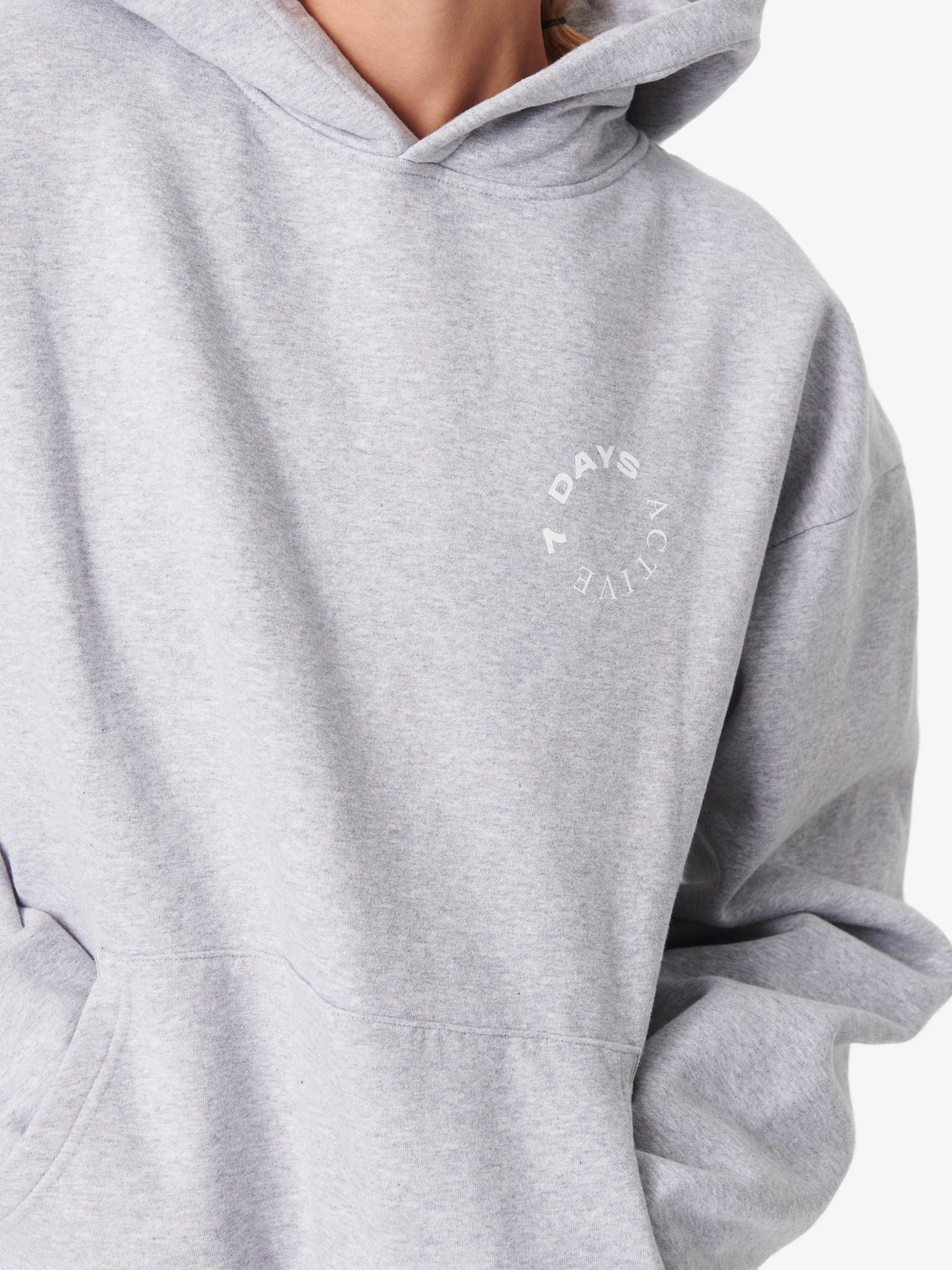 7 DAYS Monday Hoodie Sweatshirts 022 Heather Grey