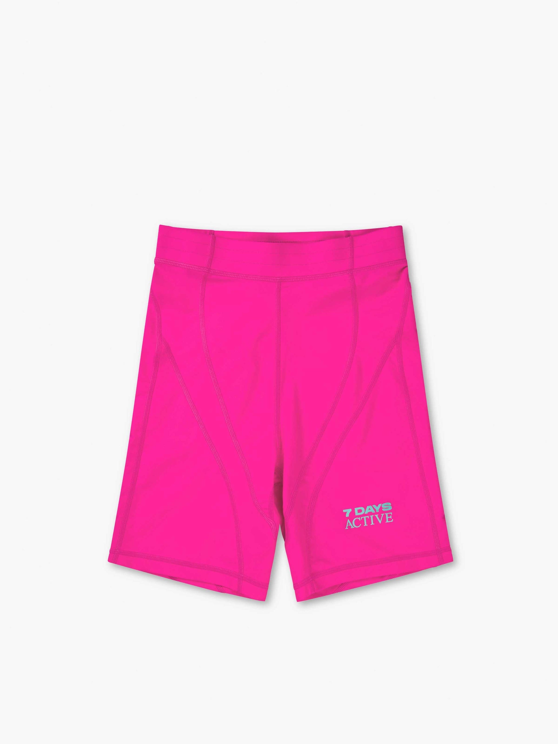 7 DAYS Panelled Bike Shorts Shorts 147 Pink Glo