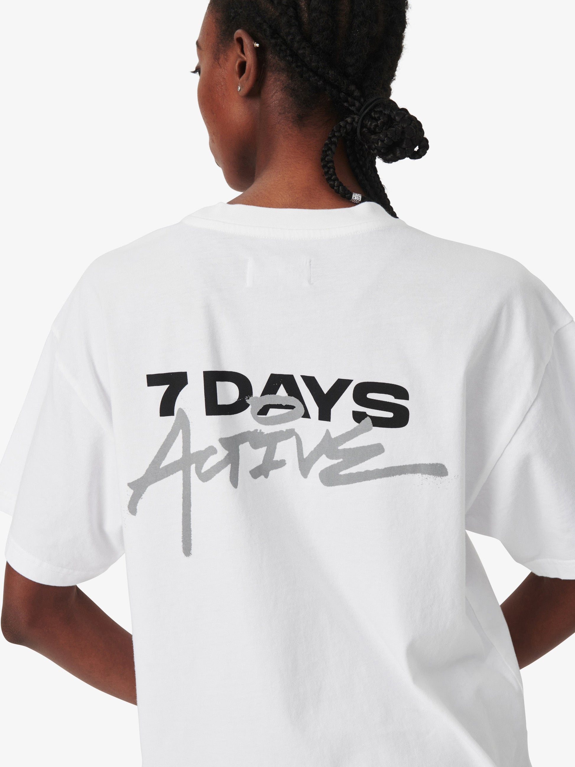 7 DAYS Selfridges Monday Tee T-shirt 048 White