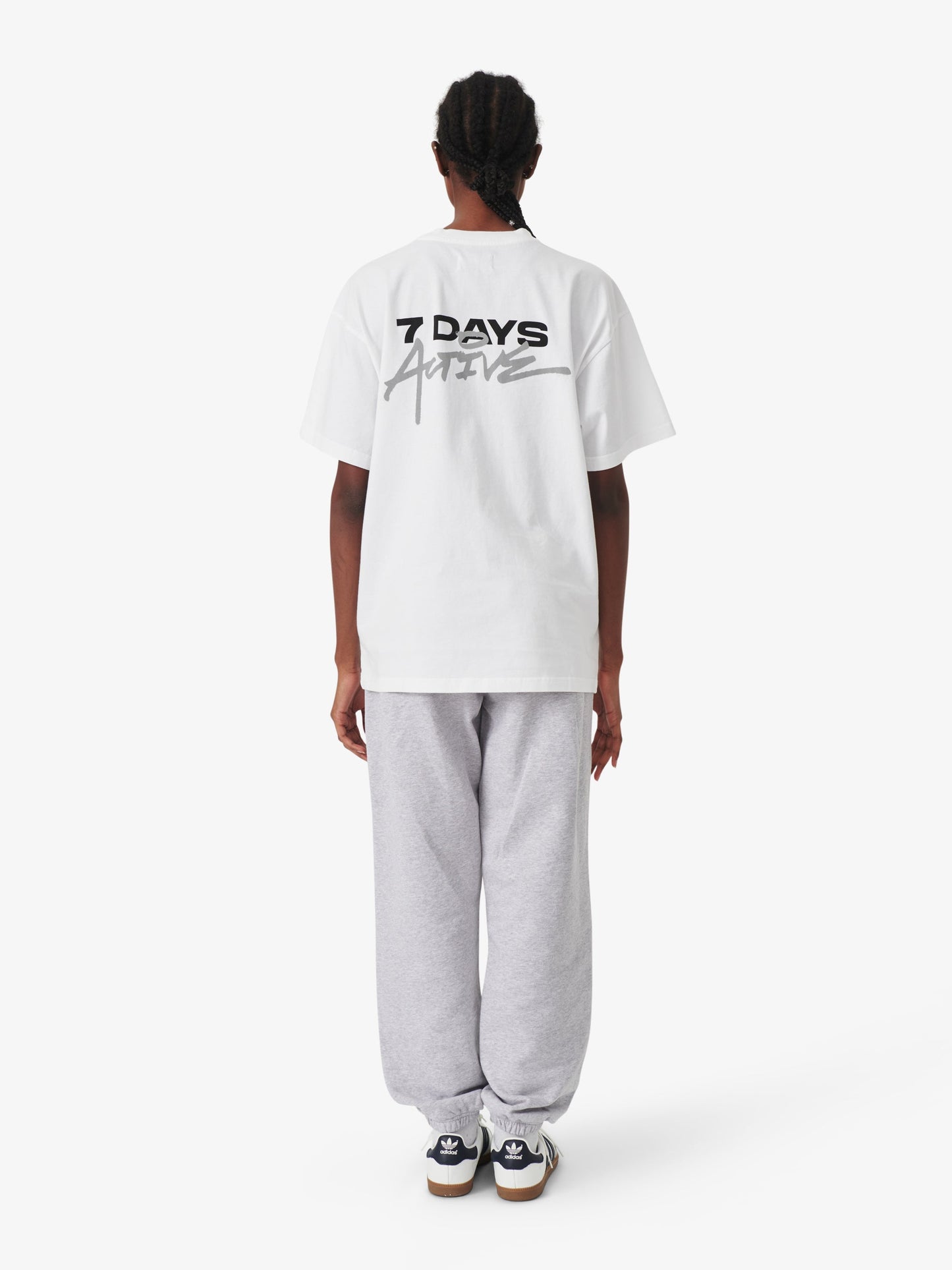 7 DAYS Selfridges Monday Tee T-shirt 048 White