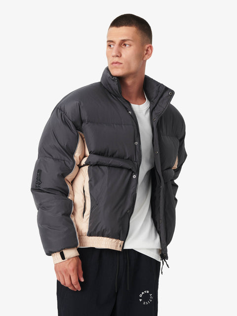 7 DAYS Steward Puffer Jacket Jackets 070 Asphalt