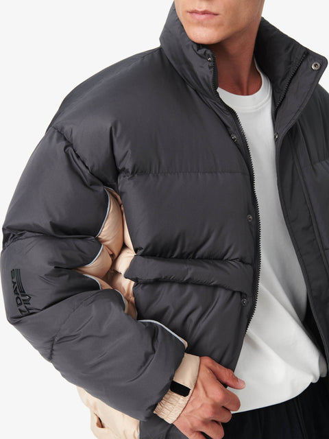 7 DAYS Steward Puffer Jacket Jackets 070 Asphalt