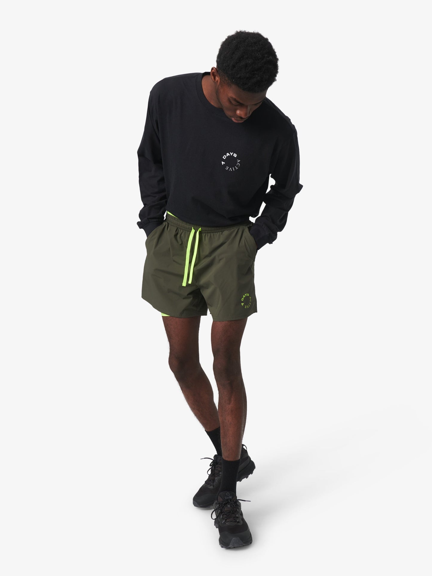 7 DAYS Two-in-One Shorts Shorts 233 Agave Green