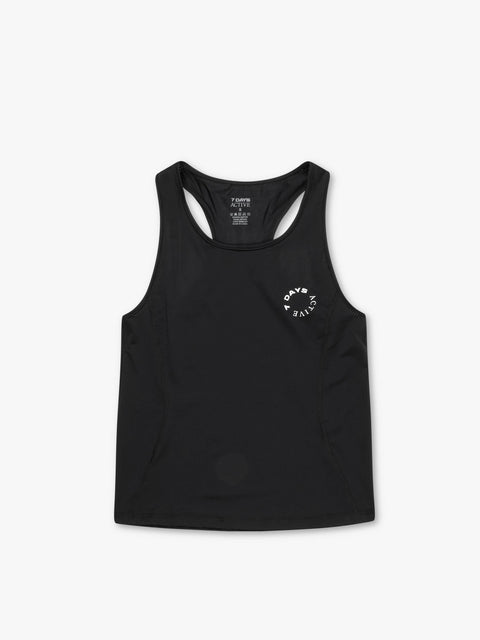 7 DAYS Women's Singlet Tanktops 001 Black